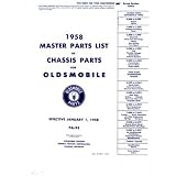 1952 1955 1956 1957 1958 OLDSMOBILE Parts Book List by Oldsmobile