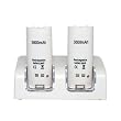 Nintendo Wii Compatible Controller Dock with 2800mAh Rechargeable Batteries