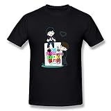 QMY Men's Dan And Phil The Amazing Book Is Not On Fire T-shirts XXL Black