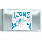 Stainless Steel NFL Detroit Lions Money Clip