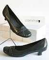 Edler COMMA Leder Pumps schwarz