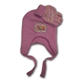 Disney Princess Girl's Knit Scandinavian Hat and Glove Set (3-6)