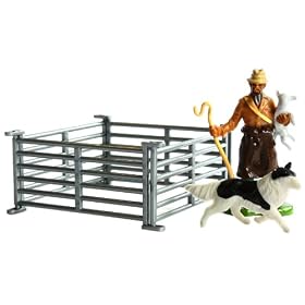 Britains Farm Shepherd and Hurdle Pack