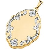 14K Two Tone Gold Locket