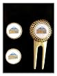 Denver Nuggets Divot Tool Golf Ball (2) Marker Set