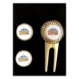 Denver Nuggets Divot Tool Golf Ball (2) Marker Set