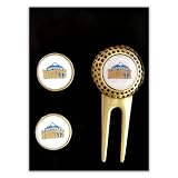 Denver Nuggets Divot Tool Golf Ball (2) Marker Set ~ Aminco international