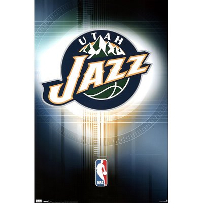(22x34) Utah Jazz Logo 2010 Sports Poster Print