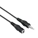 Hama Verl�ngerungskabel 3,5-mm-Klinke, Kupplung - Stecker, Stereo, 5 m