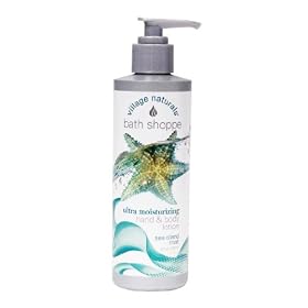 Village Naturals Bath Shoppe Sea Island Mist Hand & Body Lotion 8 oz