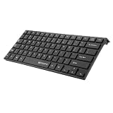 TeckNet Mini Bluetooth Keyboard for iPad/iPhone/Window Mobile/PC (AAA BATTERIES NOT INCLUDED)