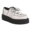 Demonia Men's V-CREEPER-505, 2 1/2" Platform Metal Stud Veggie Pu Creeper Shoe
