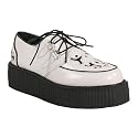 Demonia Men's V-CREEPER-505, 2 1/2" Platform Metal Stud Veggie Pu Creeper Shoe