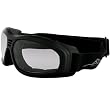 Bobster Touring 2 Adult Touring Motorcycle Goggles Eyewear - Black/Clear