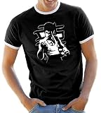 Bruce Lee Karate Kontrast / Ringer T-Shirt S-XXL