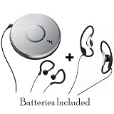 Buy Sony Portable Skip-Free CD Player Walkman with Clip Style Earbud Headphones, LCD Display,... 