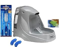 Drinkwell Platinum Fountain Brushes Aqua Garden 3 Seed Pods