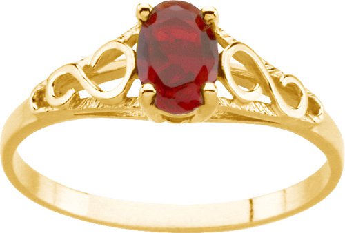 Teen Imitation June Birthstone Ring