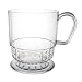 Northwest Enterprises N81099 Elegance Plastic Coffee Cup, 8-Ounce Capacity, Clear (12 Packs of 10)