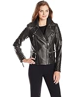 Vince Camuto Women's Leather Moto Jacket