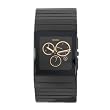 Rado Men's R21714172 Ceramica Black Rose-tone Subdial Watch