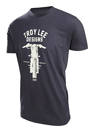 Troy Lee Designs Mens Racer Dayz Short-Sleeve Shirt X-Large Smoke
