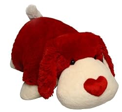 My Pillow Pets Luv Pup 18" Large (Red and white)