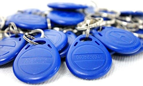 Rfid 125khz Writable Rewrite Em4305 Proximity Access Control Id Tag Keyfobs Token -50pcs (blue)