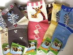2 paires of Madagascar Footwear Socks