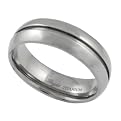 Titanium Band with Groove