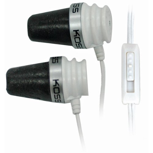 New-White Lightweight Earbud Stereophone - V46634