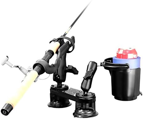 Ram Rod Suction Cup Fishing Rod/Cup Holder Mount