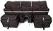 ROCKY MOUNTAIN REAR RACK ALL TERRAIN VEHICLE (ATV) CARGO BAG - BLACK