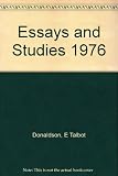 Essays and studies. 1976 : being volume twenty-nine of the new series of 'Essays and studies'