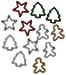 Jesse James Dress It Up Holiday Collection Embellishments, Cookie Cutters