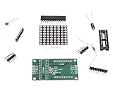 VKLSVAN MAX7219 ドットマトリックスモジュールDIYキット コントロールディスプレイ