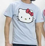 (エビスジーンズ)EVISU GENES HELLO KITTY×EVISUコラボTシャツ「KITTY FACE」