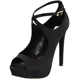Steve Madden Womens Hottness Open-Toe Pump