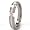 New 4mm Titanium Tension Set Ring w/ Silver Inlay, Pink Sapphire Bands, Free Sizing 4.5-11