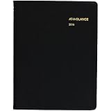 AT-A-GLANCE Weekly Appointment Book / Planner 2016, 8.25 x 10.88 Inches, Black (70-950-05)