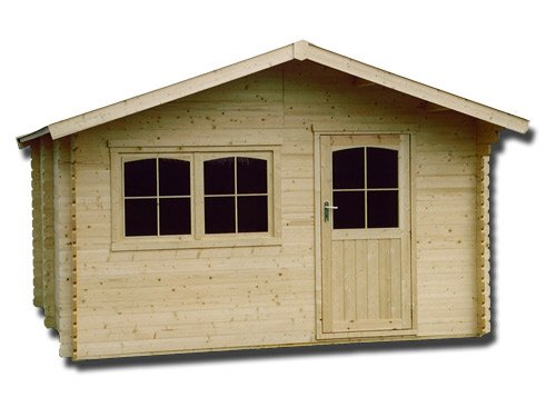 Decor et jardin - Abri de jardin en bois massif 34 mm - 14,90 m²
