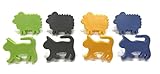コンセント カバー キャップ アニマル ８個 セット (ひつじ４個＆ねこ４個)