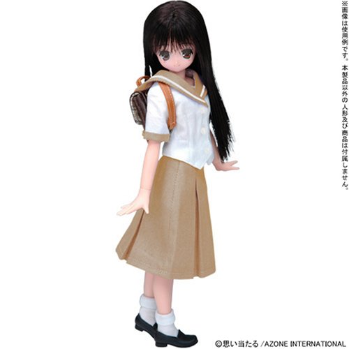 Cover image : ピュアニーモシリーズ ポートルダム指定制服 夏服 ライトブラウン X 白