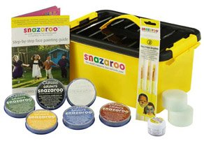 Face Painting Mini Starter Kit Water-Based, Easy-On & Easy-Off and Non-Toxic