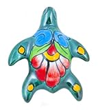 Mini Mexican Talavera Turtle - MC*