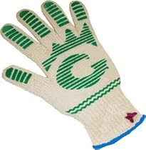 (2 Gloves Value Pack)-Oven Glove-Made of Nomex Heat resistant Fiber, Non-slip Silicone Grip.