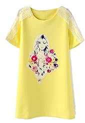 General Print Beaded  Shirt  Dress