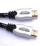 3M CABLE HDMI V 1.4a (3 M Gris) 15,2 Gbps , Double Blindage, Tête Metal , Tressé , Support résolution « Très Haute Définition » 4K x 2K , Audio Return Channel (ARC), signal Video Haute performance 1080p à 1600p avec Ethernet et 3D, Rétro-compatible avec appareils sous versions précédentes. 1.4, 1.3c, 1.3b,1.3 - Le petit plus, vous serez tenus informés par SMS de la date d'envoi du matériel, si vous nous laissez un N° de Mobile.