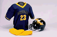 Michigan Wolverines NCAA Youth Four Piece Uniform Set (Small) from Franklin