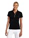 Nike Golf Women's New Nike Tech Pique Polo (Black, Small)